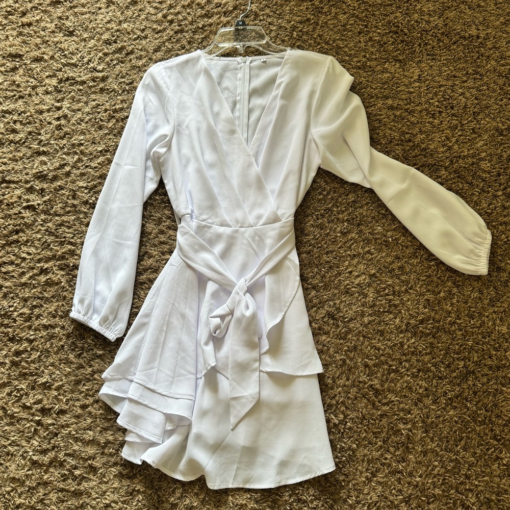 Size S Amazon White Dress